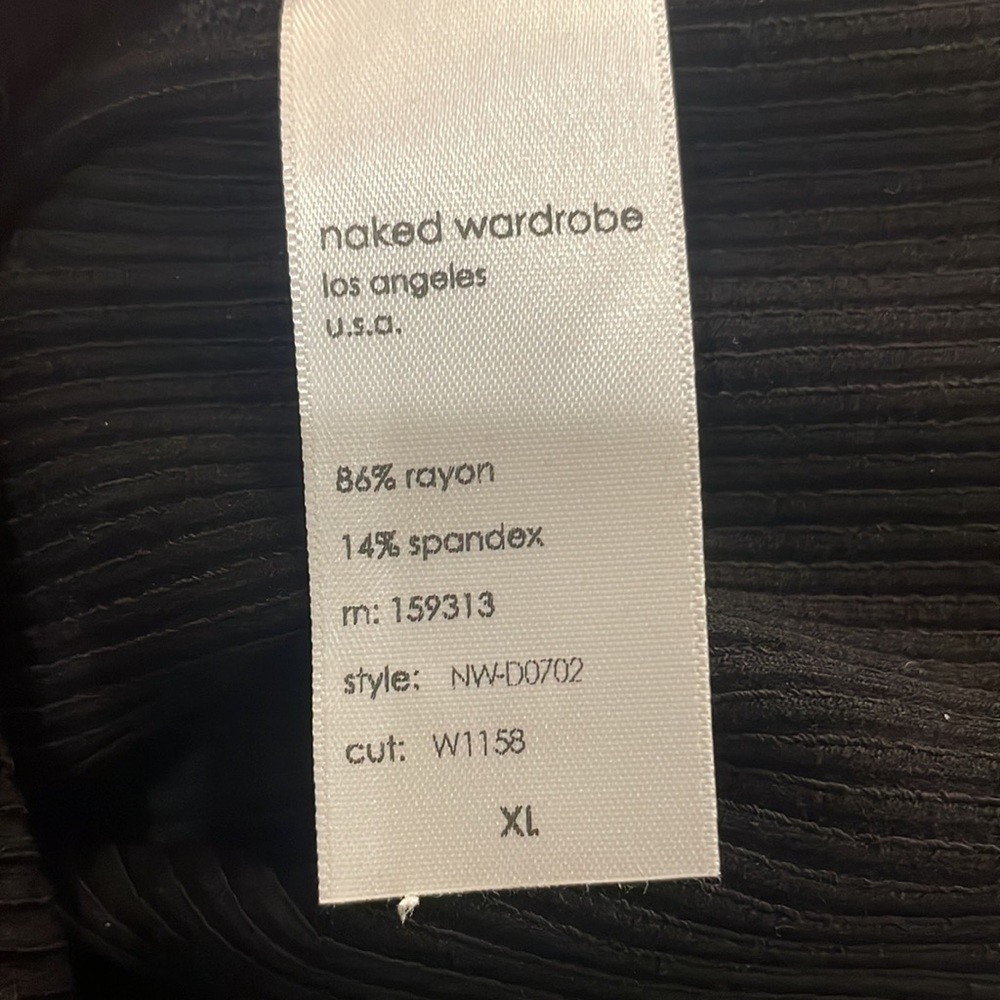 NWOT NAKED WARDROBE SNATCHED VIBES DRESS Size XL - Picture 8 of 13